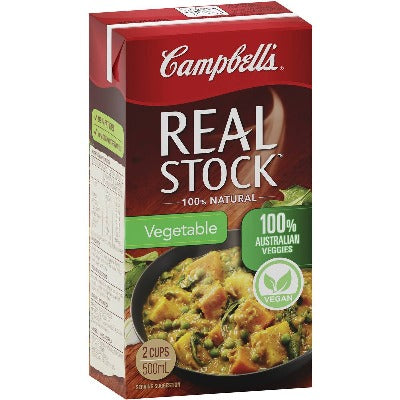 Campbells Real Stock Vegetable 500ml