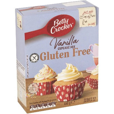 Betty Crocker Gluten Free Vanilla Cupcake Mix 460g