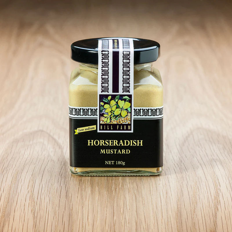 Hill Farm Horseradish Mustard 180g