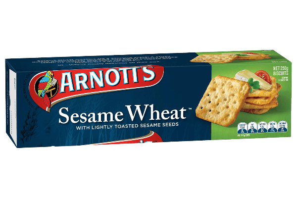 Arnotts Sesame Wheat Biscuits 250g
