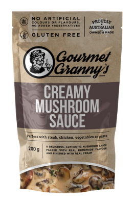 Gourmet Granny's Creamy Mushroom Sauce 200gm