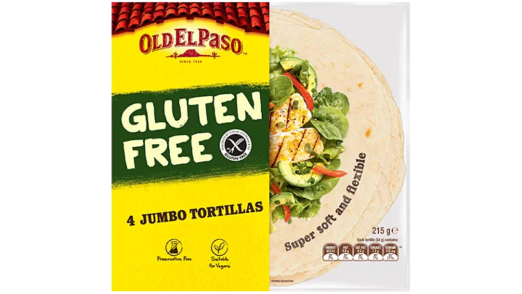 Old El Paso Gluten Free Jumbo Tortilla - 215gm