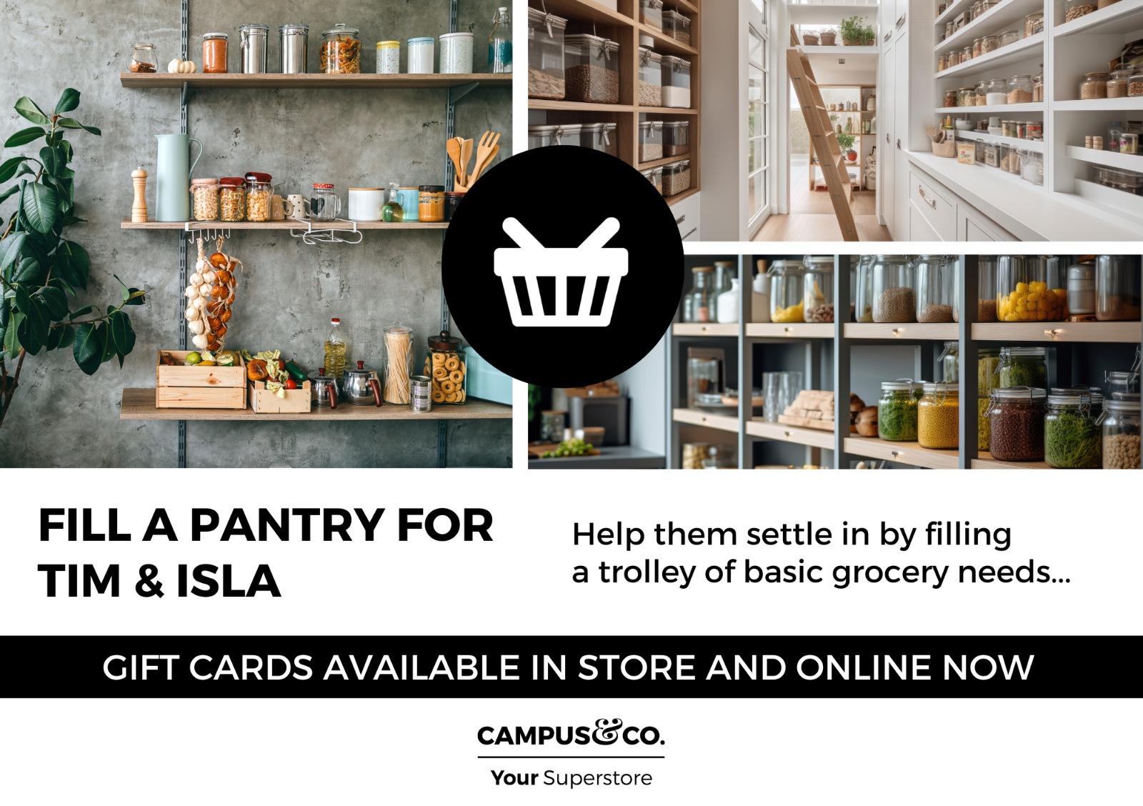 (Online Only) Tim Ohlmeyer & Isla Simpson Pantry