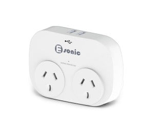 Esonic 2 USB 2 Outlets AC Adapter 2.4A