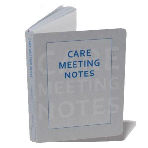 Care Meeting Planner Note Book