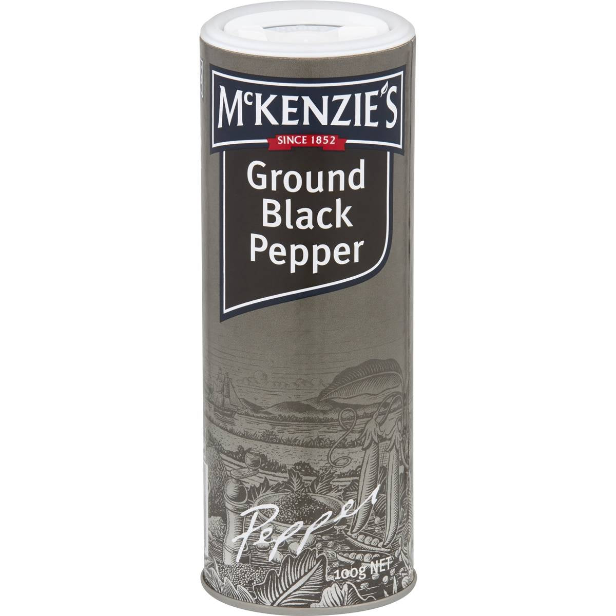 Mckenzie's Pepper Black Ground 100g