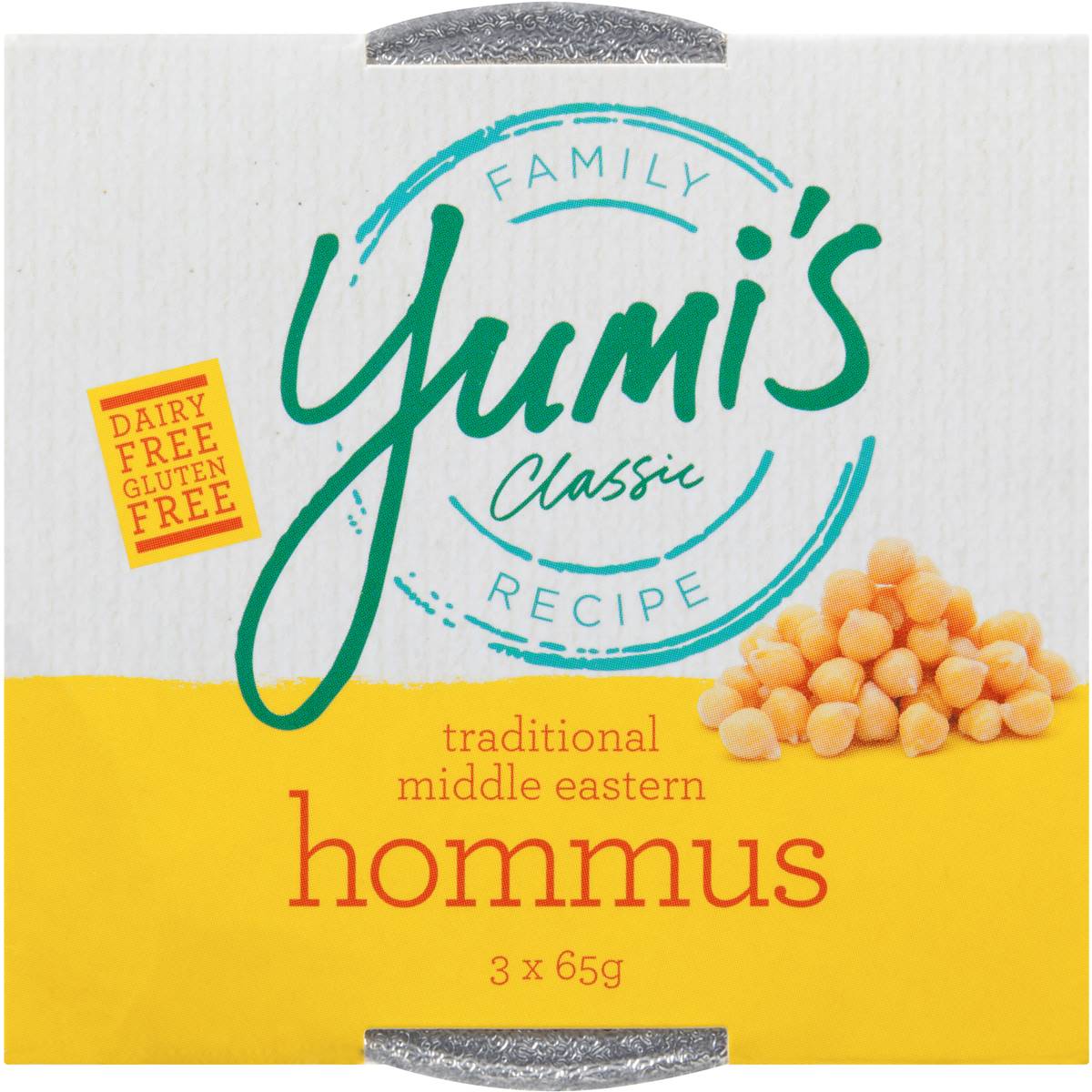 Yumi's Mini Hommus 65gm x 3pk