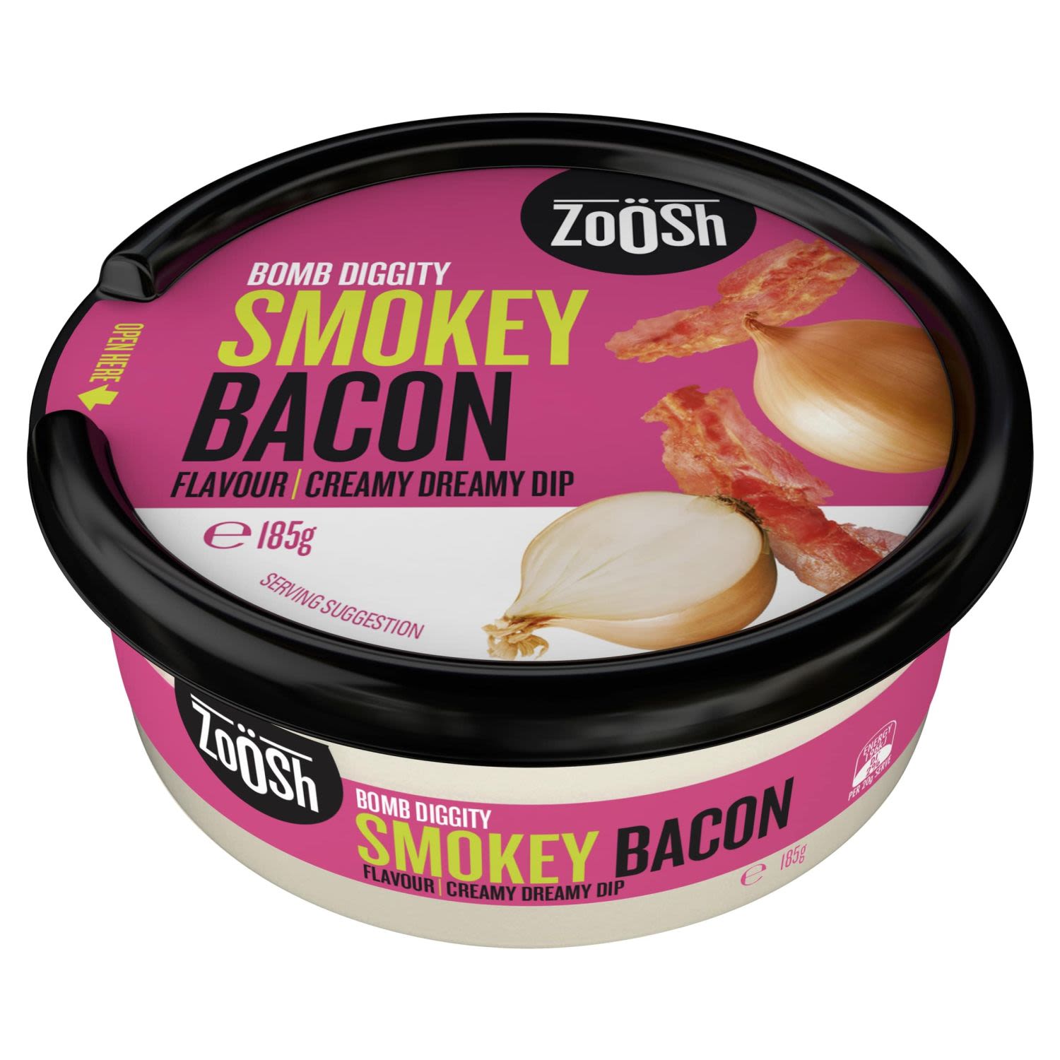 Kraft Zoosh Dip Bacon & Onion 185G