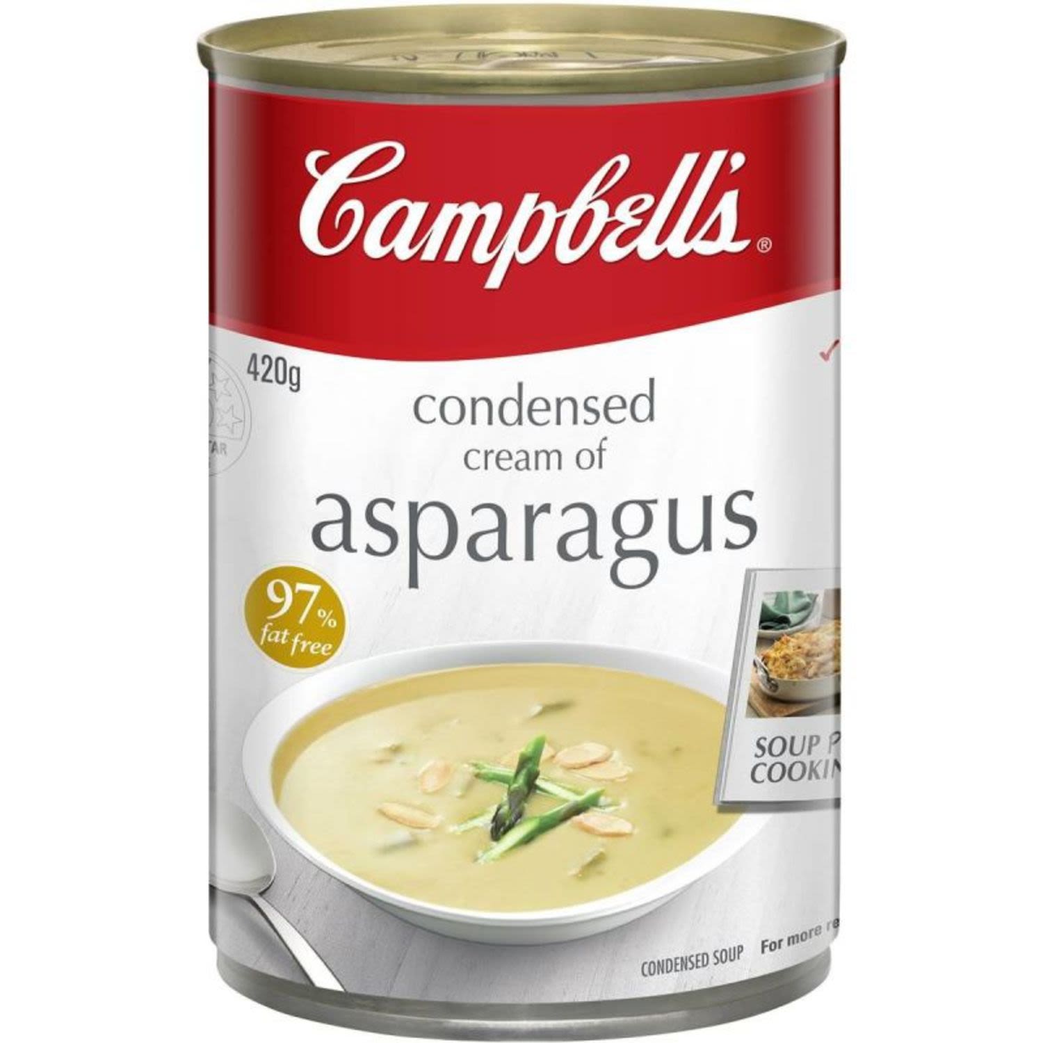 Campbells Condensed Soup Cream of Asparagus 420gm