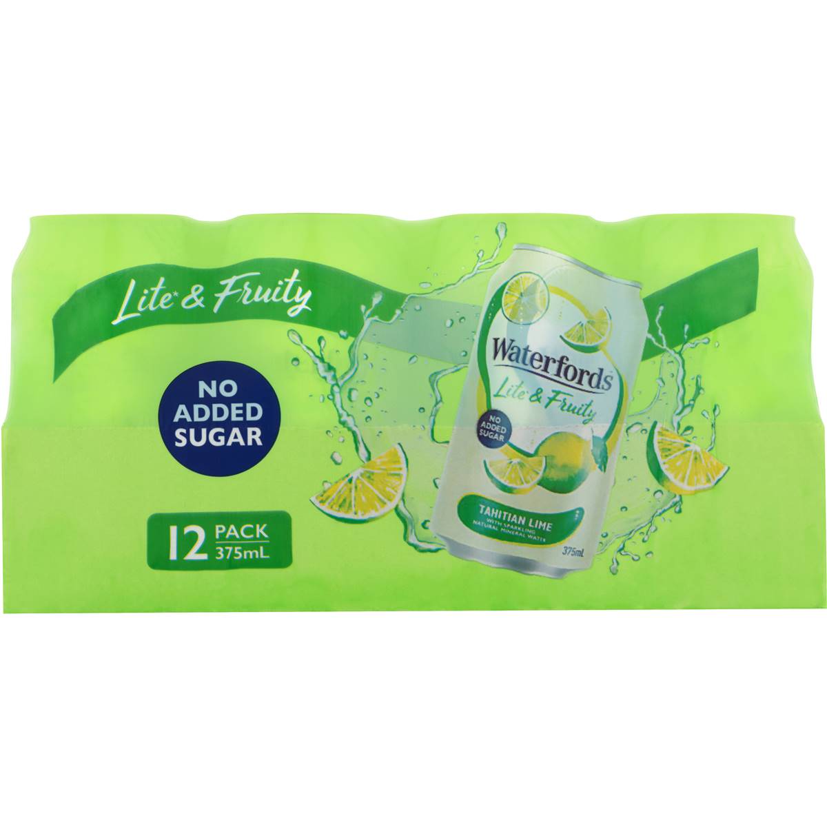 Waterfords Tahitian Lime Cans 12x375ml