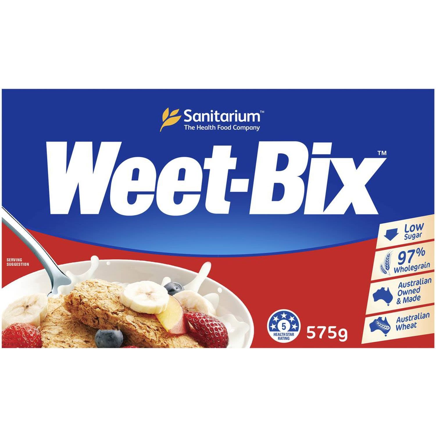 Sanitarium Weet Bix Breakfast Cereal 575gm