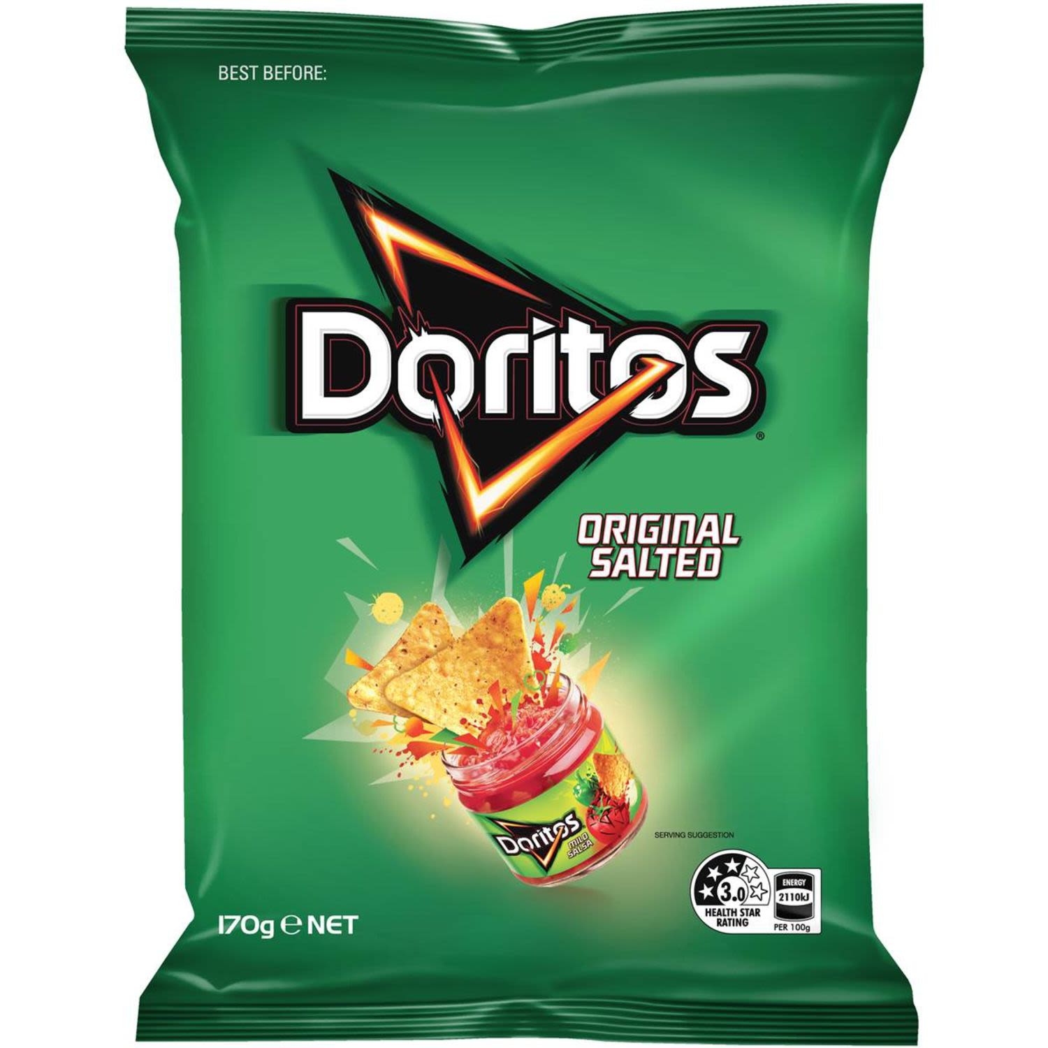Doritos Corn Chips Original 170gm
