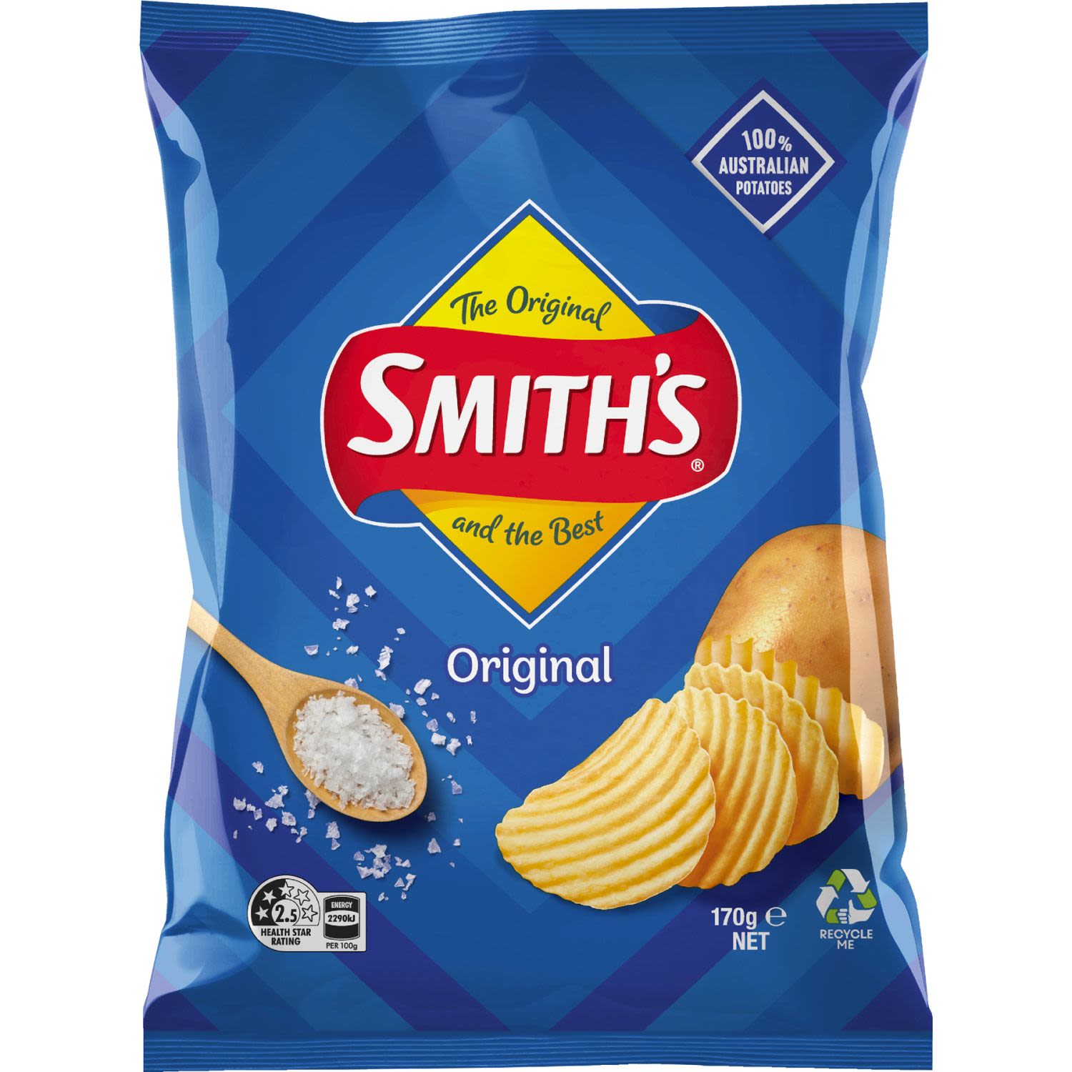 Smiths Potato Chips Original 170gm