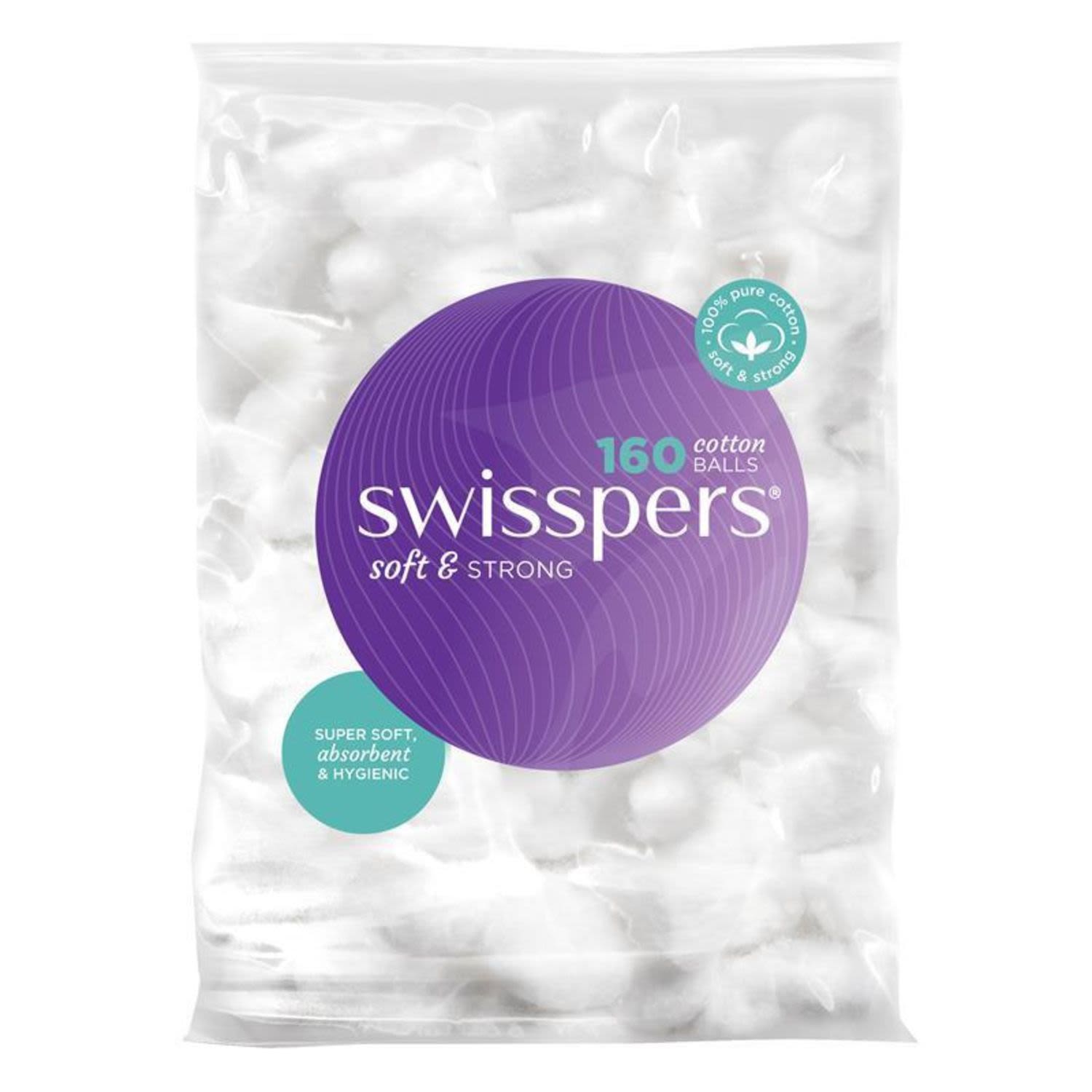 Swisspers Cotton Balls 160s