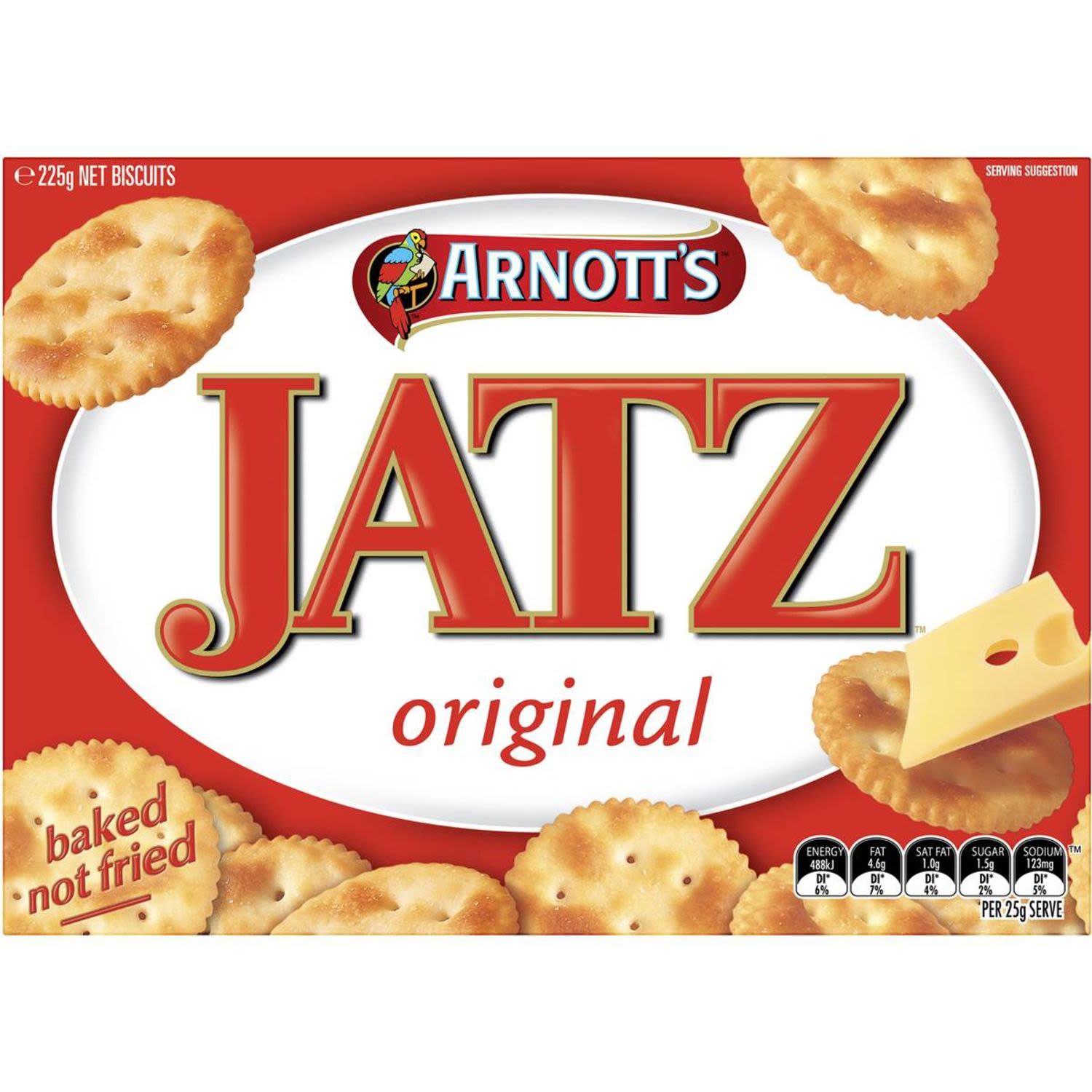 Arnotts Jatz Crackers 225g