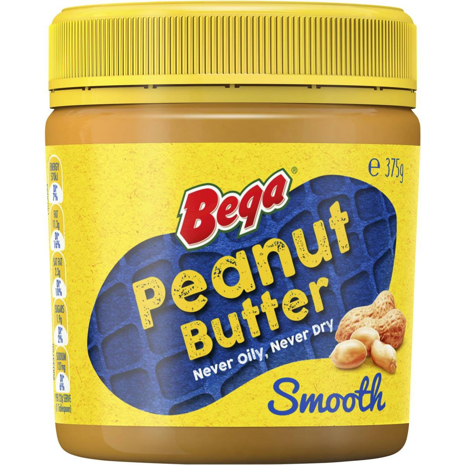 Bega Peanut Butter Smooth 375gm
