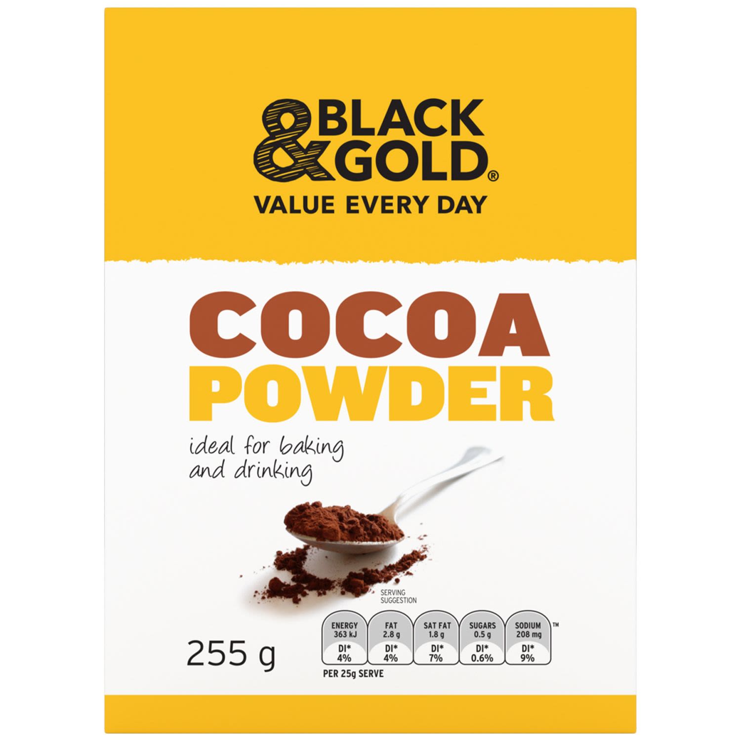 Black & Gold Cocoa Powder 255gm