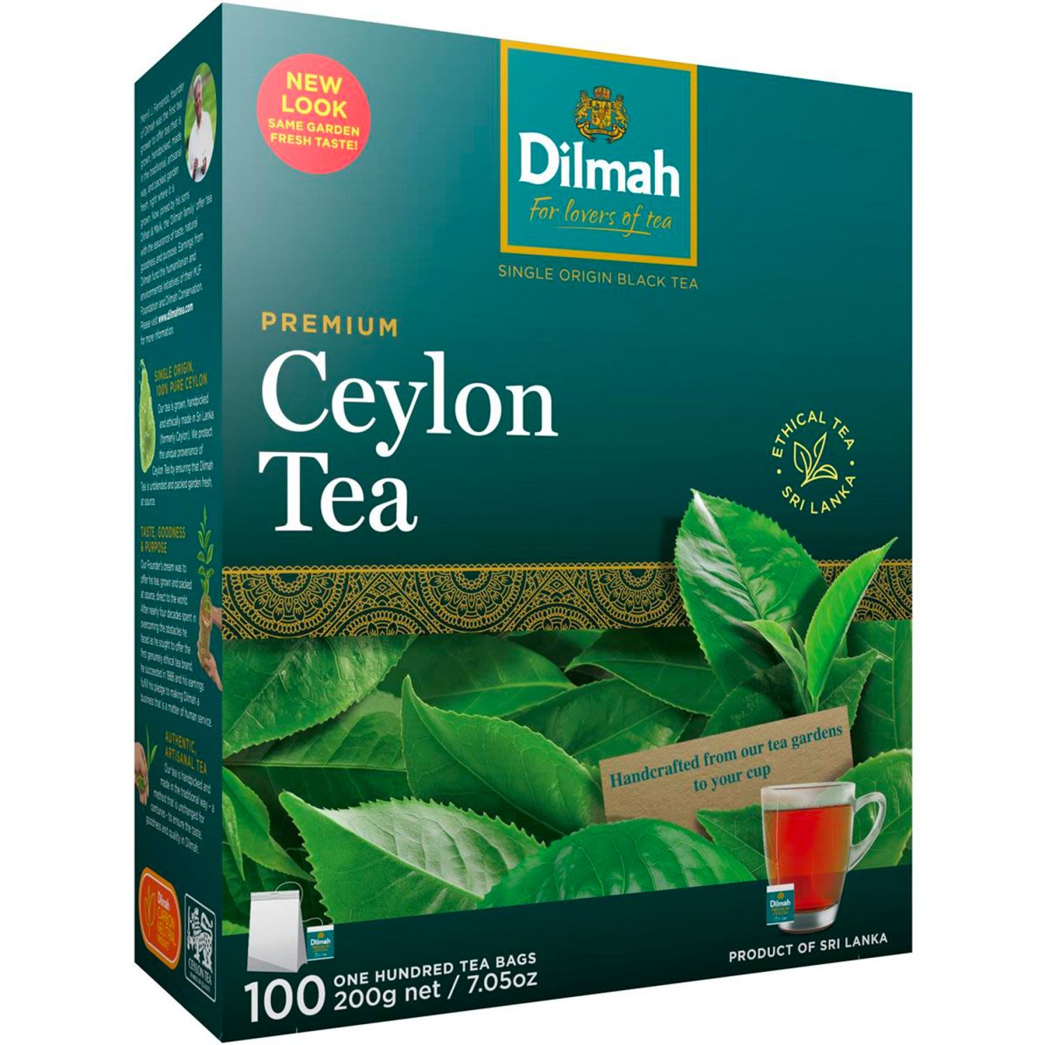 Dilmah Quality Tea Bags 100pk