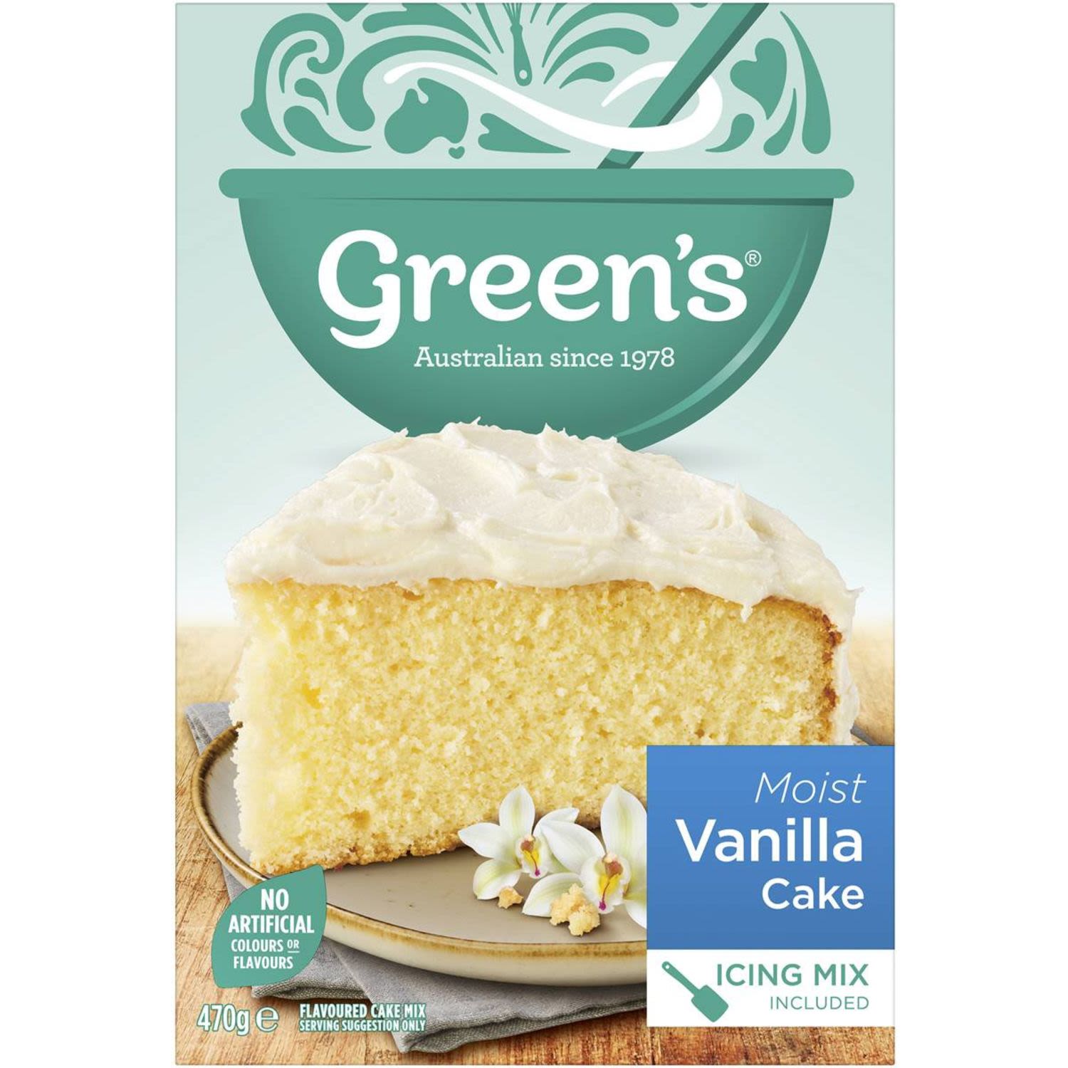 Greens Traditional Vanilla Cake Mix 470gm
