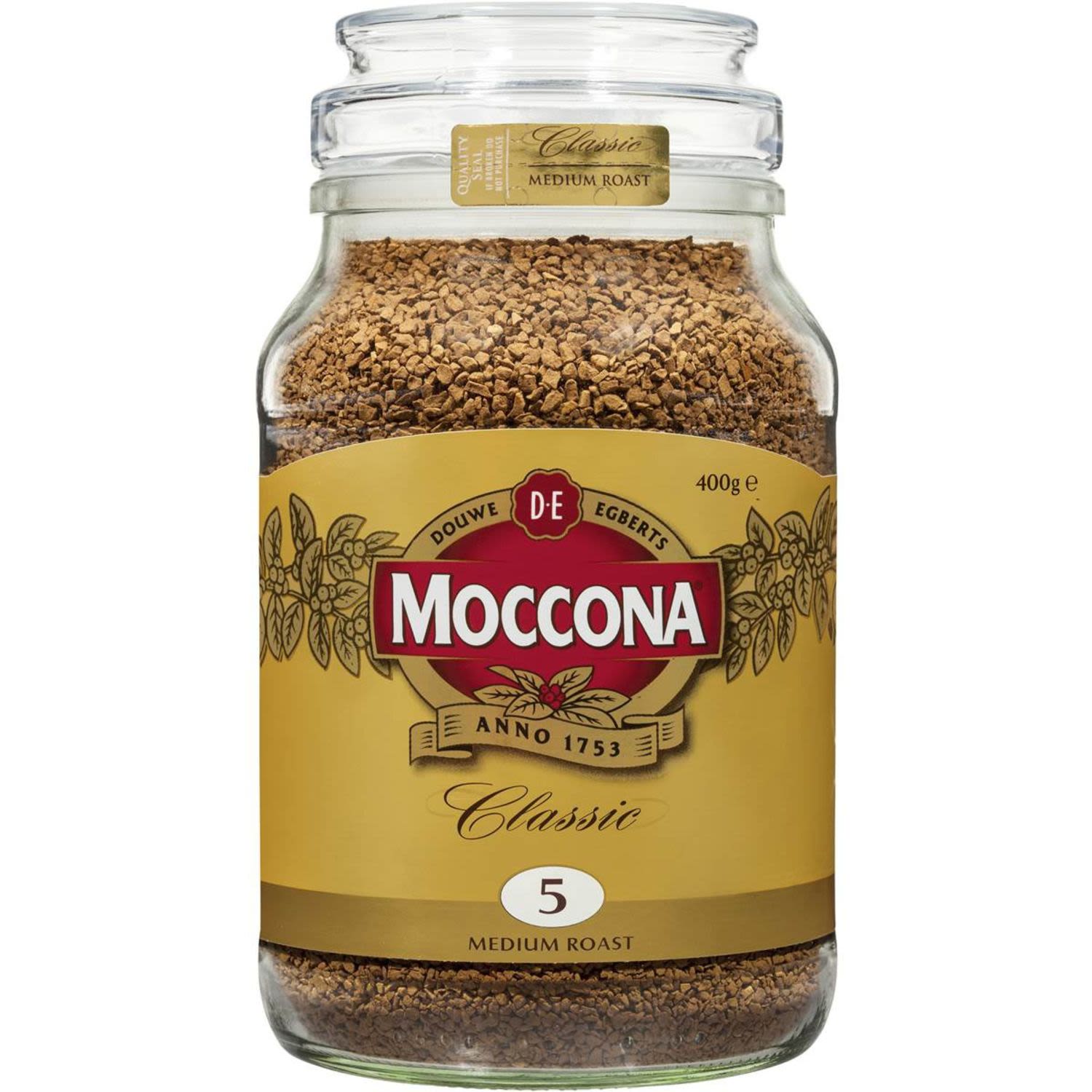 Moccona Classic Medium Roast Instant Coffee 400gm