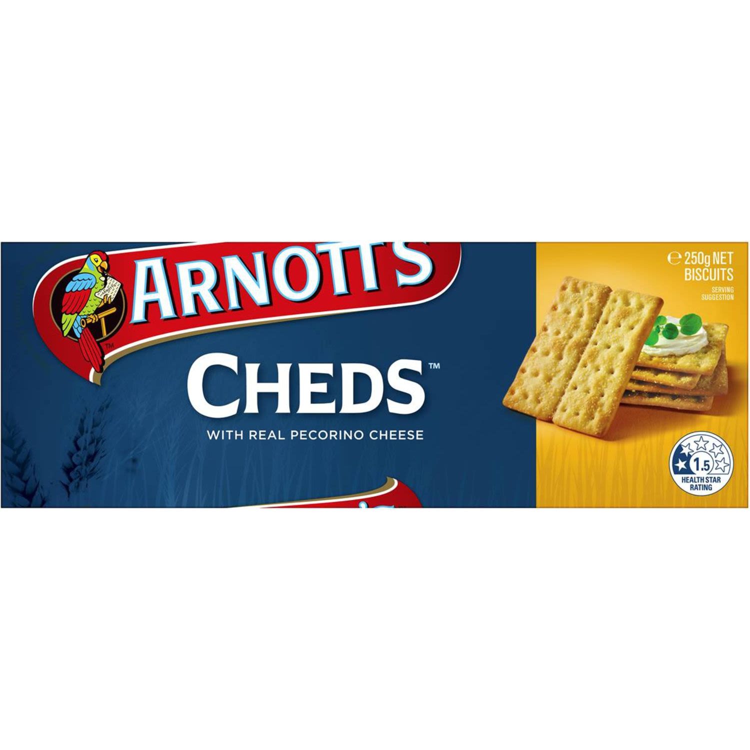 Arnotts Cheds Crackers 250gm