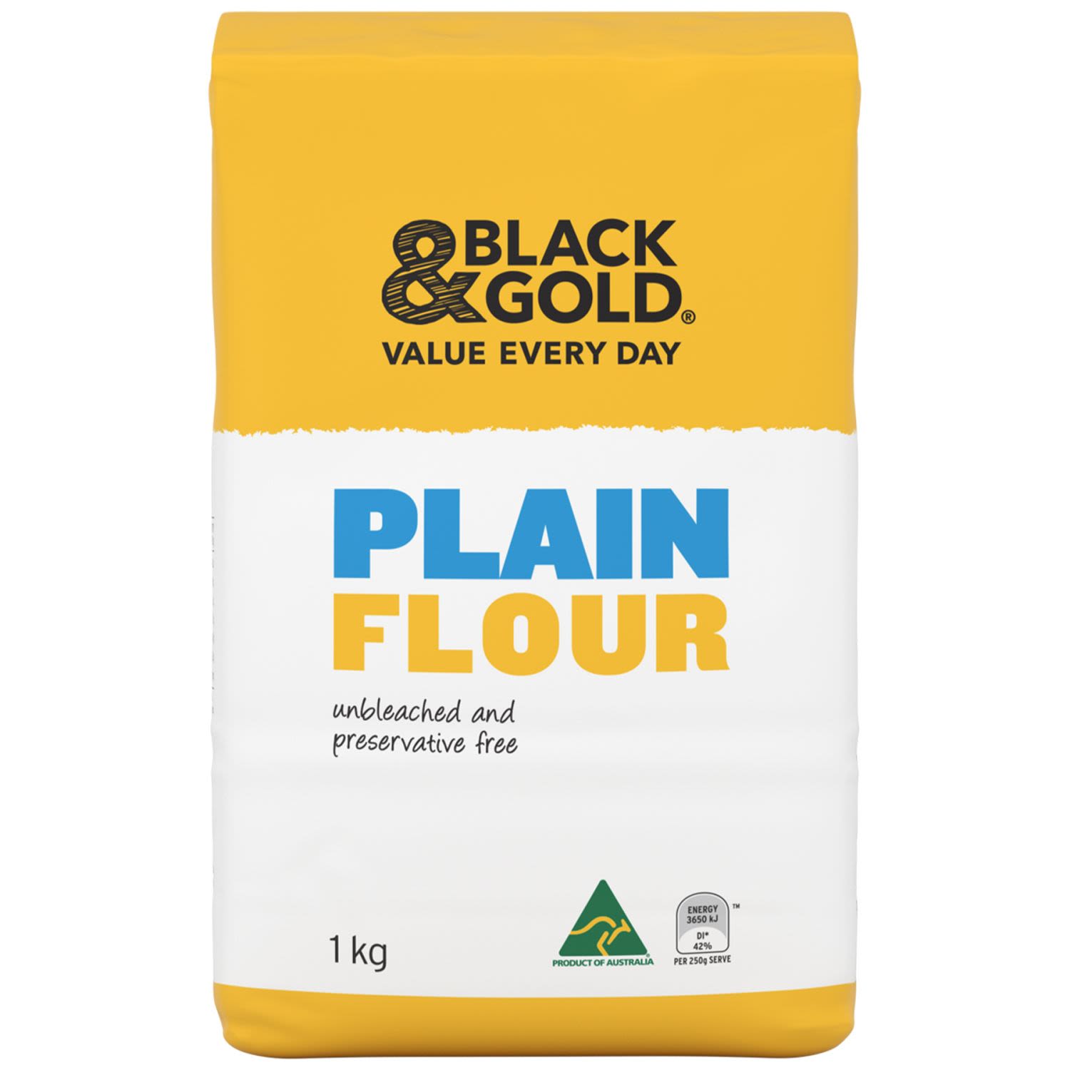 Black & Gold Plain Flour 2kg