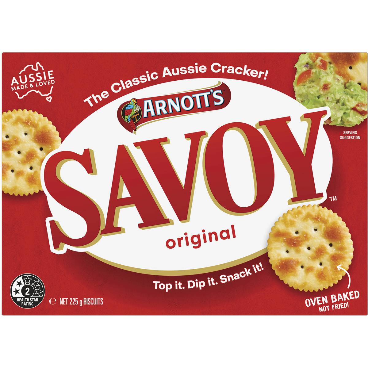 Arnotts Savoy Original Crackers 225g