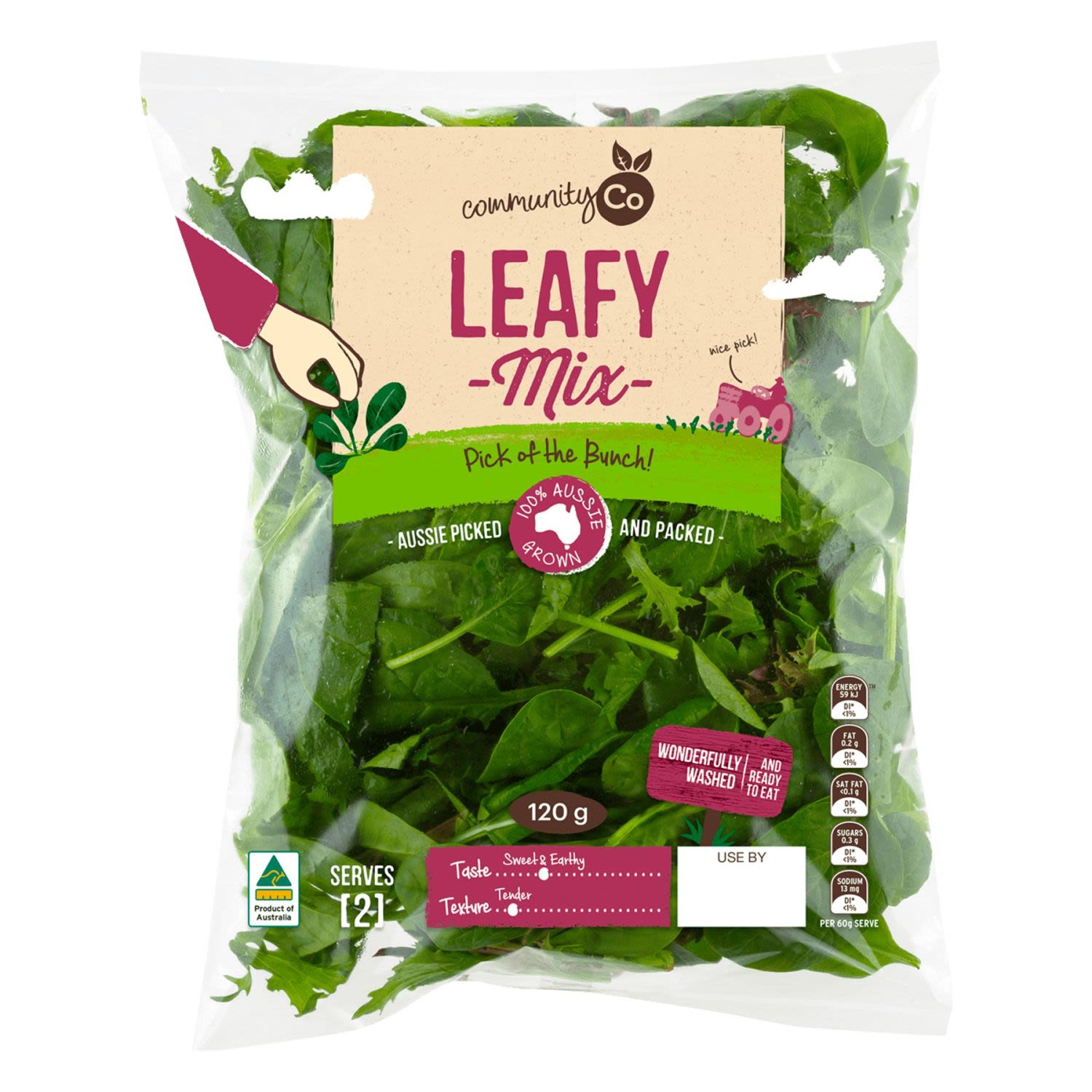 Comm Co Leafy Mix 120g