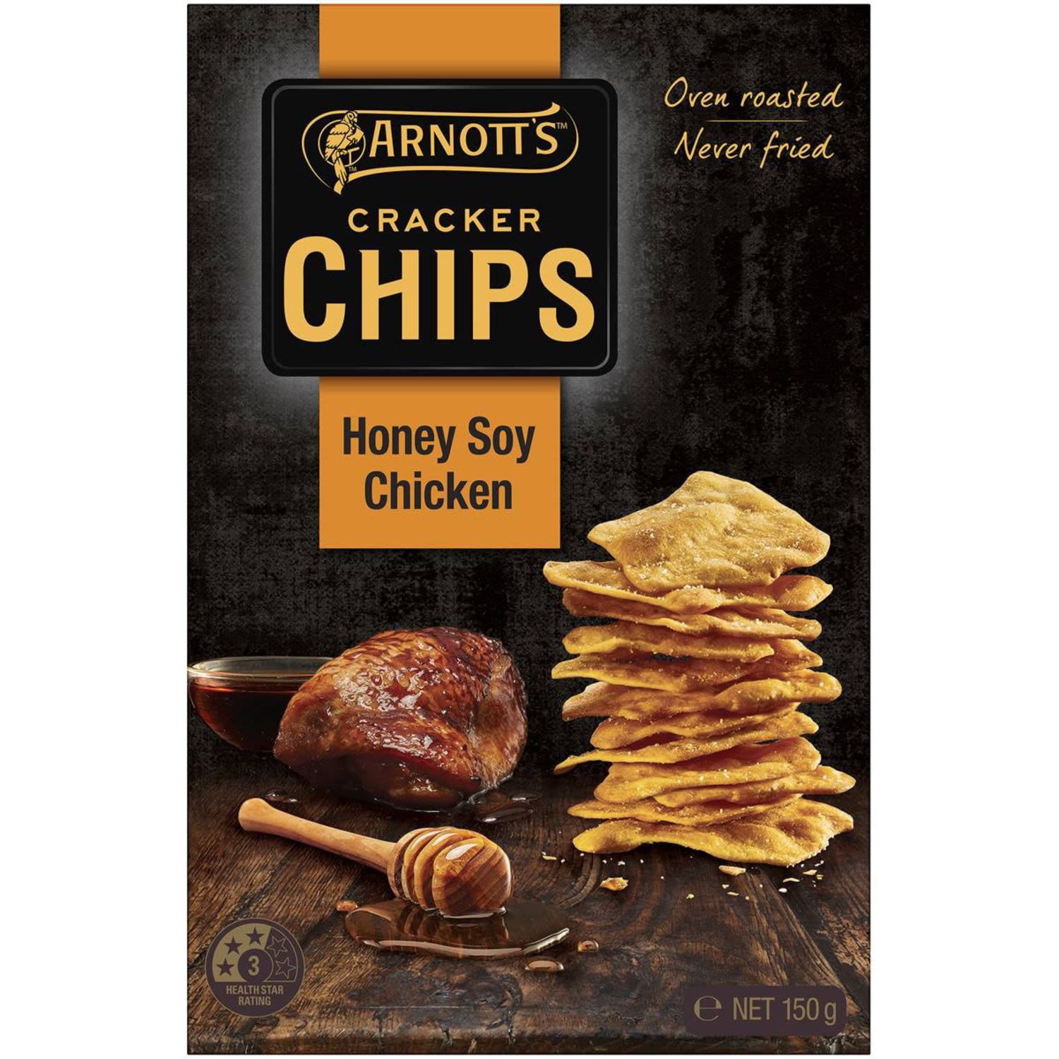 Arnotts Honey Soy Chicken Cracker Chips 150gm