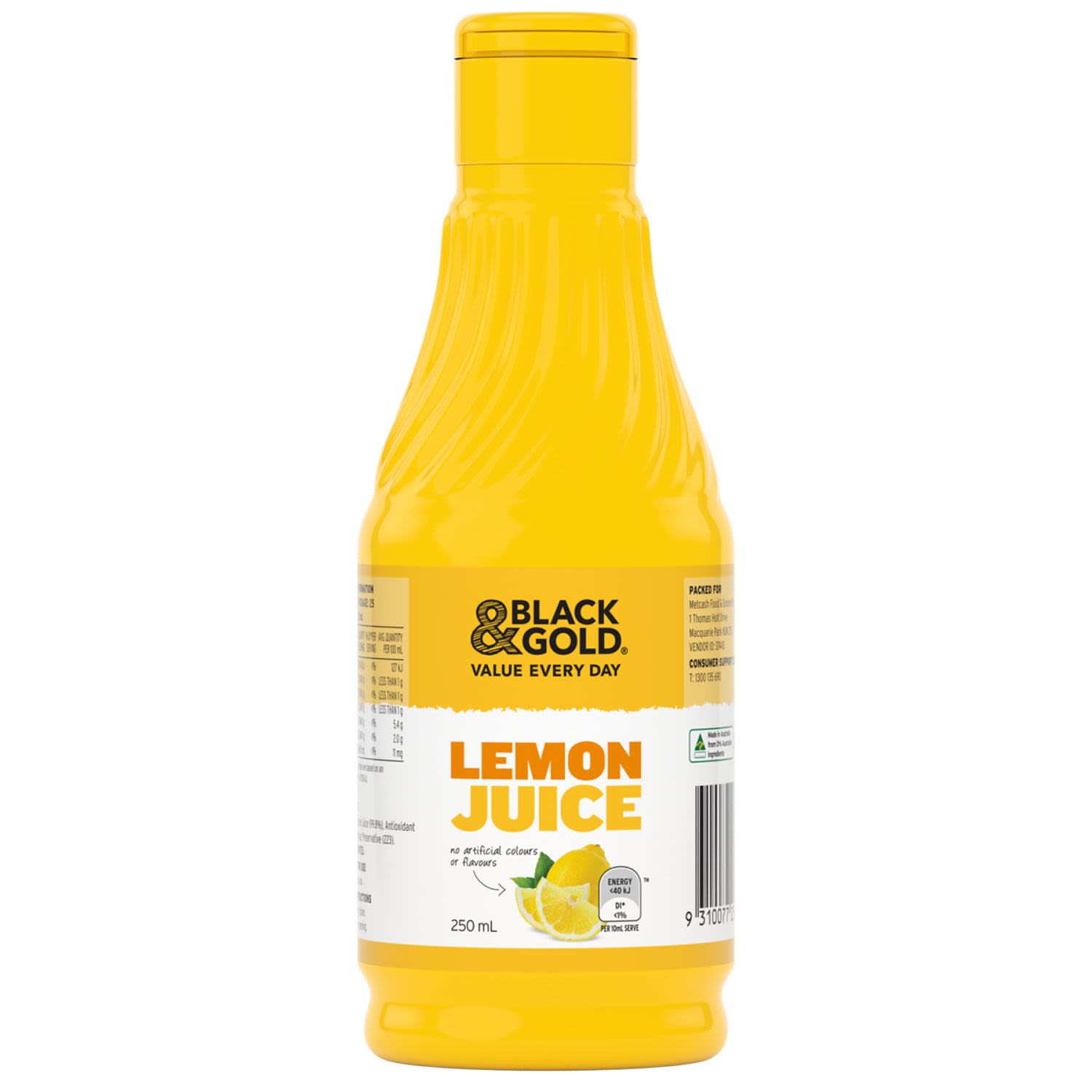 Black & Gold Lemon Juice 250Ml