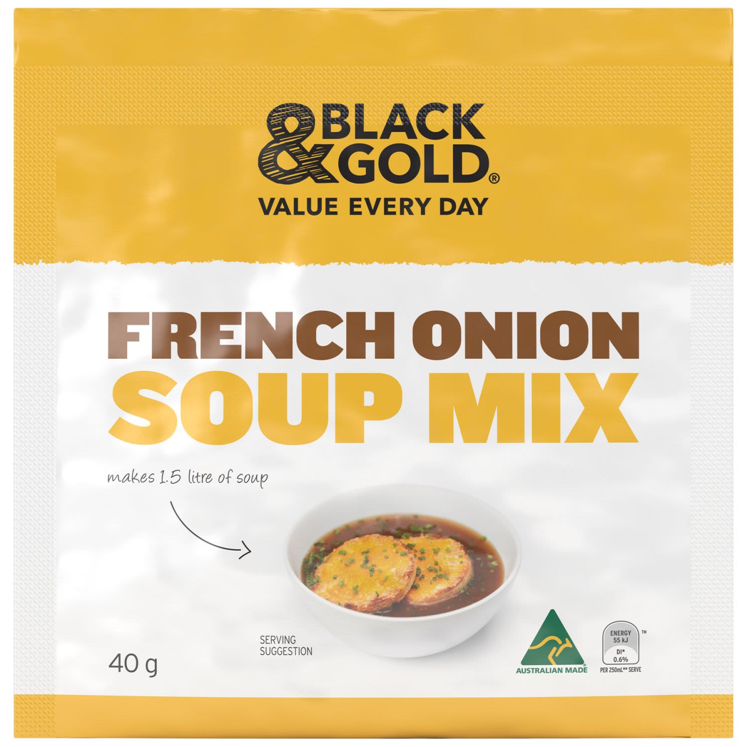 Black & Gold French Onion Soup Mix 40Gm