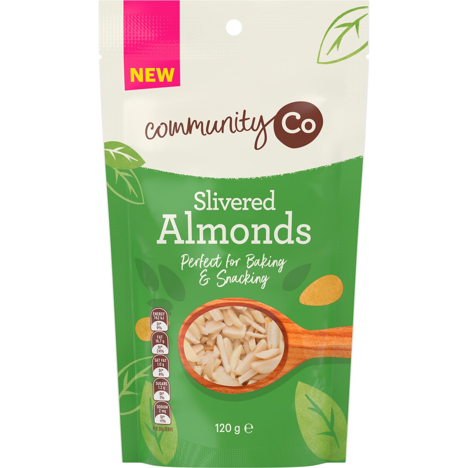 Community Co Almonds Slivered 120gm
