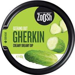 Kraft Zoosh Gherkin Dip 185gm