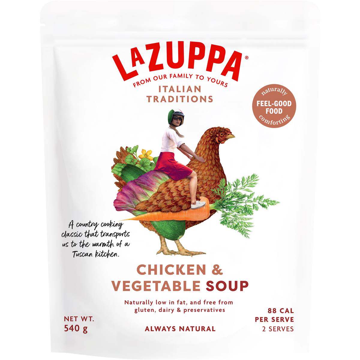 La Zuppa Soup Pouch Tuscan Chicken 540gm