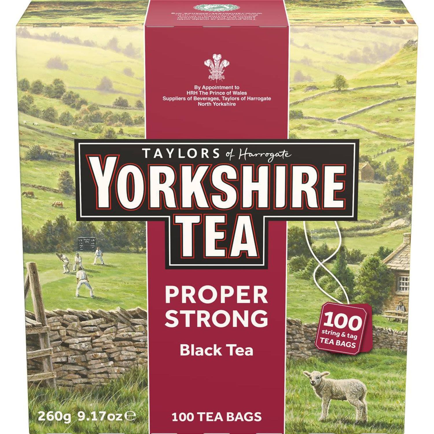 Taylors Yorkshire Tea Bags Proper Strong 260gm 100pk