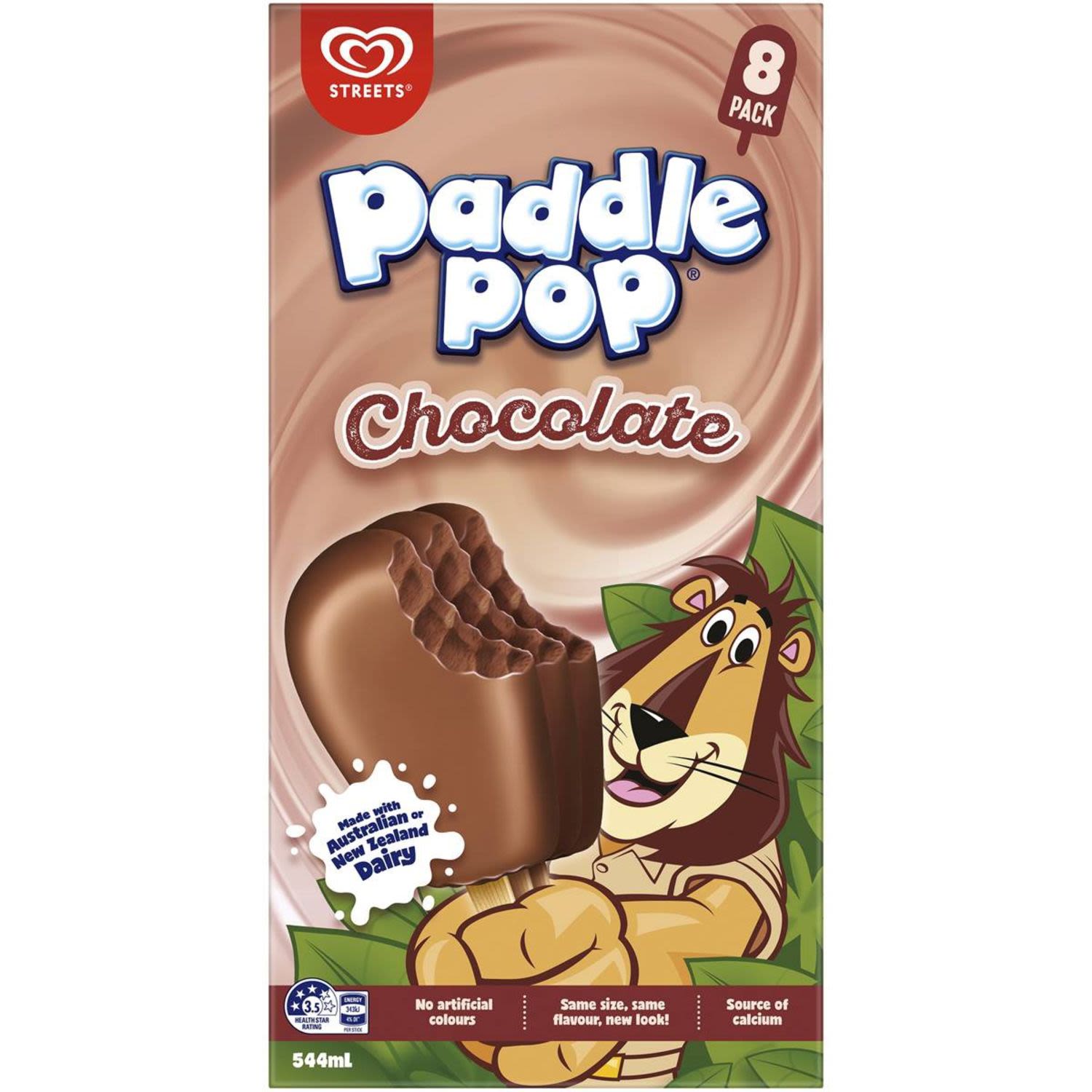 Streets Paddle Pop Chocolate 8 pack