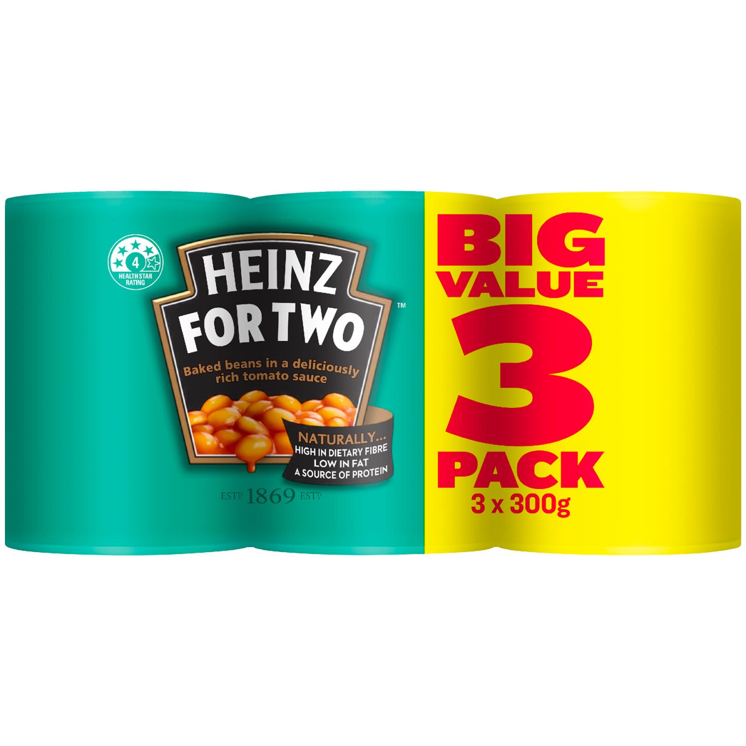 Heinz Baked Beans 3 Pack 300gm