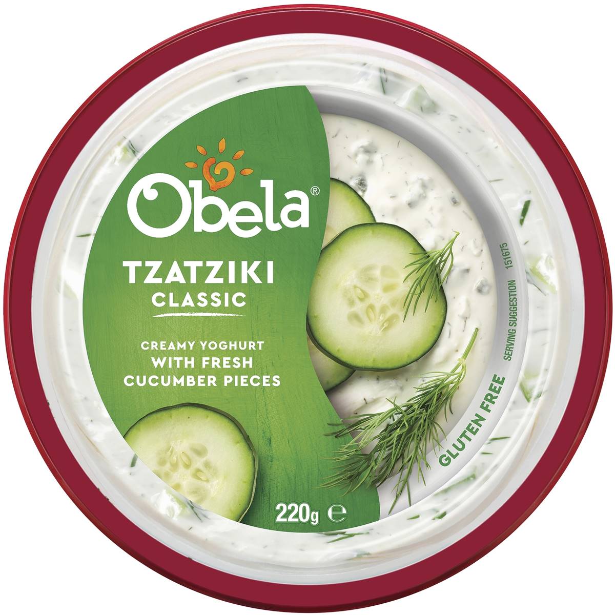 Obela Tzatziki Classic Dip 220gm