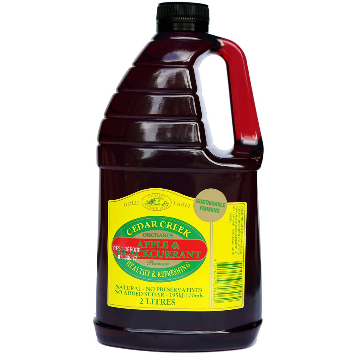 Cedar Creek Apple And Blackcurrant Juice 2L