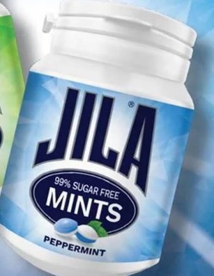 Jila Mints Sugar Free Pepermint 34gm