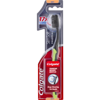 Colgate Slim Soft Charcoal Toothbrush