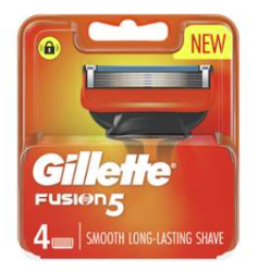 Gillette Fusion 5 Shaving Blade  Refill 4 pack