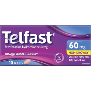 Telfast Hayfever & Allergy 60mg 10pk