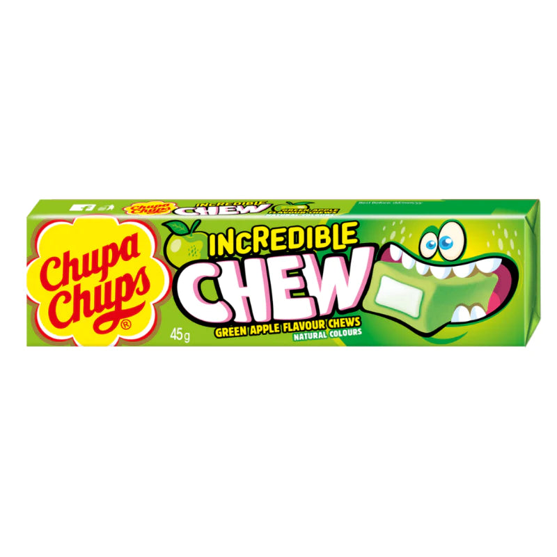 Chupa Chups Incredible Chews Green Apple 45g