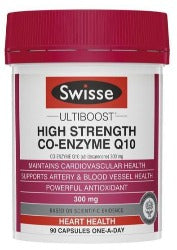 Swisse High Strength Co-Enzyme Q10 Tablets 90pk