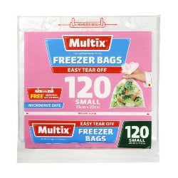 Multix Freezer Bags Tear Off Small 120