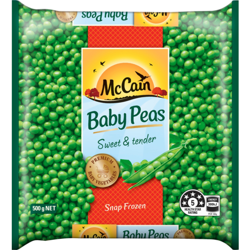 Mccains Baby Peas Premium 500G