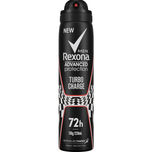 Rexona Mens Deodorant Advanced Turbo 220ml