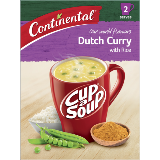 Continental Dutch Curry Cup A Soup 2pk