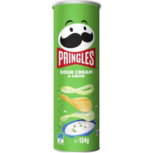 Pringles Sour Cream And Onion 134gm
